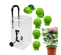 Mini Figurines Tortues Sculpture Animale Mignonne avec Petite Valise
