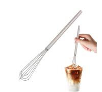 Mini fouet multifonction de 25 cm, fouet en fil métallique pour la cuisson et la pâtisserie, pour sauces, boissons, récipients profonds, battre et mélanger