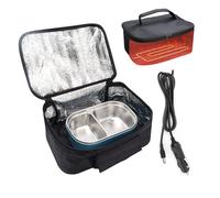 Mini Four électrique Portable à Micro-ondes 12 V Pour Voiture, Chauffage Rapide, Chauffe-aliments Pour Voiture, Arrêt De Sécurité Automatique, Boîte à Déjeuner Chauffante électrique, Pour Chauffeurs D