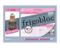 Mini Frigobloc Hebdomadaire 2026 Chats Rigolos (de sept. 2025 à déc. 2026) - Edition 2025