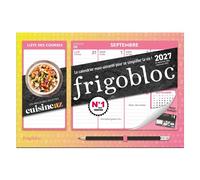 Mini Frigobloc Hebdomadaire Cuisine AZ 2027 - Calendrier familial (de sept. 2026 à déc. 2027) - Collectif - Play Bac Eds - broché - Calendrier