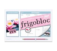 Mini Frigobloc Hebdomadaire Zen 2027 - Calendrier organiseur familial (de sept. 2026 à déc. 2027) - Collectif - Play Bac Eds - broché - Calendrier