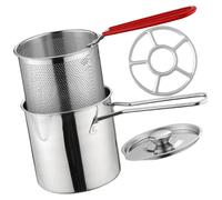 Mini friteuse en acier inoxydable, portable et pratique