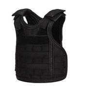 Mini gilet tactique Molle pour bière - Refroidisseur de bière réglable - Pour canettes ou bouteilles de 355 ml ou 550 ml 1 lot, noir.