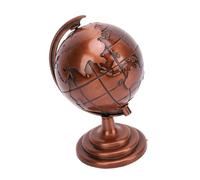 Mini Globe Terrestre Antique, Modèle Rotatif Vintage en Alliage avec Support en Métal, Mini Globe Antique, Décoration de Bureau Géographique éducative pour L'école