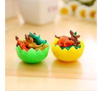 Mini Gommes À ¿Ufs De Dinosaure En Caoutchouc, 16 Pièces/2 Paquets, Offre Spéciale, Papeterie Scolaire Mignonne, Cadeau, Nouveauté
