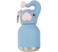 Mini Bestie Bouteille d'eau isotherme en acier inoxydable pour tous les âges - Anti-fuite - 200 ml - Sans BPA avec sangle et clip - Pour voyage, travail et cadeau