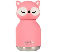 Mini gourde isotherme Bestie Renard rose (200 ml)