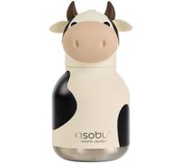 Mini Gourde Isotherme Bestie Vache Ecru, Noir TU