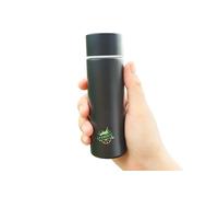 Mini Gourde Isotherme-Bouteille Isotherme-150ml Flask, Facile à Transporter,Réutilisable,Pour Bureau, Maison (Noir)