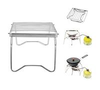 Mini grille de barbecue pliante en acier inoxydable, grille pour fête en plein air