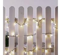 Mini-Guirlande Led Extérieur 80 Lampes 11,32 M Noir