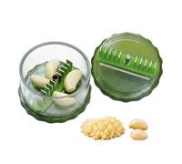 Mini hachoir à ail manuel rotatif | Broyeur de nourriture portable pour la maison, le camping, la cuisine, l'appartement, le pique-nique, la salade, le gingembre