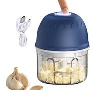Mini Hachoir Électrique de Cuisine Éminceur d'Oignon de Cuisine | Moulin À Ail Électrique Pour Aliments pour Noix Piment Légumes Gingembre Fruits Viande Assaisonnements