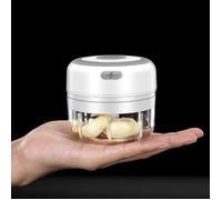 Mini hachoir électrique - keeper - Broyeur d'ail - Deux lames - 100ml - ABS + acier inoxydable - Batterie 1200mAh