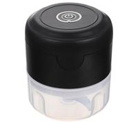 Mini Hachoir Électrique sans Fil pour Ail, la Cuisine, Noir 100 Ml | Plastique et Acier Inoxydable, Charge Usb, Usage Familial, Commande D'une Main, Nettoyage Facile, Câble USB