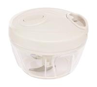 Mini hachoir manuel à 2 lames inox - Pratique et utilisation facile - Coloris Blanc et Vert