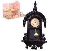 Mini Horloge Décorative pour la Maison de,Meubles Miniatures Réalistes | Horloge Murale de Cheminée pour la Maison de - Convient pour, Filles, Garçons, Famille, Amis Ou comme Cadeau