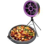 Mini Hotte De Table Purificateur D'Air USB Silencieux 3 Vitesses | Extracteur D'Air Pour Fondue, Barbecue, Pique-Nique, Cuisine Intérieure, Table, Camping, Grill Extérieur, Fête, Maison,