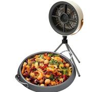 Mini Hotte De Table Purificateur D'Air USB Silencieux 3 Vitesses | Extracteur D'Air Pour Fondue, Barbecue, Pique-Nique, Cuisine Intérieure, Table, Camping, Grill Extérieur, Fête, Maison,