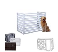 Mini housse divisée pour climatisation 2-3P - Pompe à chaleur extérieure Sn, clôture de climatisation, support de présentation pour plantes et étagère Sto - Résine résistante aux intempéries, cachette