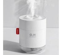 Mini-humidificateur à ultrasons de 500 ml avec lampe de chevet, recharge USB, portable, pour la chambre à coucher, la chambre d'enfant et les plantes