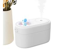 Mini humidificateur de table de nuit - Diffuseur portable avec 2 vitesses et design astronaute pour bureau, maison, hôtel et voiture