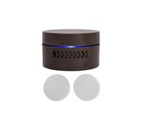 Mini Humidificateur de Voiture Vibration Grain de Bois - marron