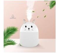 Mini humidificateur usb de nuit d'atomiseur d'eau voiture bureau à domicile 250ml lihgt - blanc Blanc G