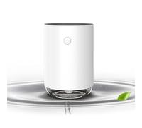 Mini Humidificateur USB Portable, Diffuseur D'arômes pour Bureau | ABS et PP Silicone, Humidification et Aromathérapie, pour Chambre Spa, Couleur Blanche
