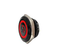 Mini interrupteur à bouton-poussoir métallique étanche, 1 pièce, 12/16/19/22/25/28/30mm, course courte, lumière Led momentanée, 5V 12V 24V 220V, rouge bleu(Red,19MM_3V-6V)