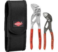 Mini-jeu de pinces 2 pièces dans une pochette de ceinture Knipex | 4003773070832