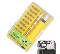 Mini jeu de tournevis | Kit d'outils de précision portable 32 en 1, set de tournevis pour bijoux, pour PC mobile, console, jeux, lunettes, batterie, voiture, camion, véhicule, , maison