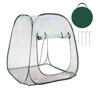 Mini kit de serre, fournitures d'hivernage de légumes, maison de culture de de protection pour jardiniers, design transparent, robuste, accessoire de jardinage avec ventilation facile