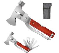 Mini-kit multifonctions comprenant 15 outils - Kit de camping - Kit de plein air - Ouvre-boîtes - Tournevis - Kit de survie