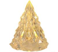 Mini lampe alimentée par batterie 8,5 cm sans fil pour (lampe chaude) | Silhouette de montagne de glace, LED blanc chaud, 8,5 cm de hauteur, à piles, pour interrupteur de base One-Touch