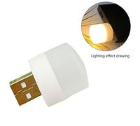 Mini Lampe Usb Avec Prise Murale Et Chargeur D'Alimentation, Idéale Pour Une Table De Chevet, Une Chambre D'Enfant Ou Un Bébé