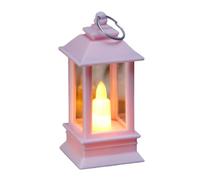 Mini lanterne à bougie LED avec crochet, fonctionne à piles, noir | PP Plastique 9,2 x 4,2 cm Jaune Chaud Flicker 1 PC pour Halloween Mariage Table de Jardin