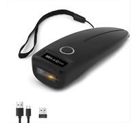 Mini-lecteurs de codes-barres USB filaire/Bluetooth/sans fil 2,4 GHz, lecteurs de codes-barres 1D et 2D, QR, PDF417, EAN13 et Data Matrix