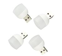 Mini Lights USB LED Bulbe chaud Plug-in Night Light Car Interior Atmosphère Lampe 4PCS, décoration intérieure