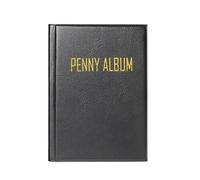 Mini livre pressé Penny - Album de collection Penny | Carnet de stockage durable de 108 pièces et support d'organisation | Présentoir souvenir et monnaie pour pièces de monnaie, factures, problèmes de