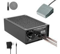 Mini-machine à souder par points - Appareil de soudage par points portable à batterie - 8000 W - Réglable de 0 à 1200 A - Pour batteries - Soudage jusqu'à 0,3 mm