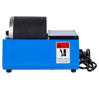 Mini-machine de polissage pour bijoux - Polisseur rotatif à tambour - Capacité de 1,36 kg - Prise électrique 220 V (norme européenne) - Tambour unique en caoutchouc - Acier inoxydable