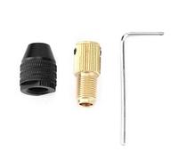 Mini Mandrin Auto-Serrant, Mandrin de Foret Adaptateur en Laiton Antidérapant Arbre de Moteur Accessoires pour Perceuse Meuleuse Électrique(5MM)