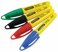 Stanley Mini-marqueur 1-47-329 – pointe fine – Container (coloris aléatoire)