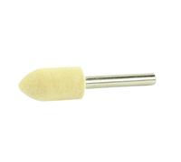 MINI MAX Feutre à polir, 15 mm x 30 mm, tige acier 6 mm, Mérinos, conique x10 morceau