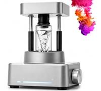 Mini mélangeur Vortex, mélangeur de peinture oscillant automatique | 3 vitesses 3500 tr/min, hauteur 35-125 mm, minuterie 0-3 min, mélange vernis à ongles, encre, peinture