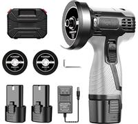 Mini-meuleuse d'angle 16,8 V - Compacte et sans fil - Sans batterie (seule) - Pour le ponçage, le polissage et le tronçonnage - Pour la maison et les loisirs - Gris/noir