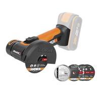 Meuleuse d'angle sans fil Worx WX8001.9, mini, 20V, sans batterie ni chargeur