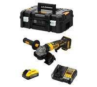 Mini-meuleuse d'angle DeWALT DCG404H1T (1 batterie Powerstack 5,0 Ah + DCB1104 + TSTAK II)